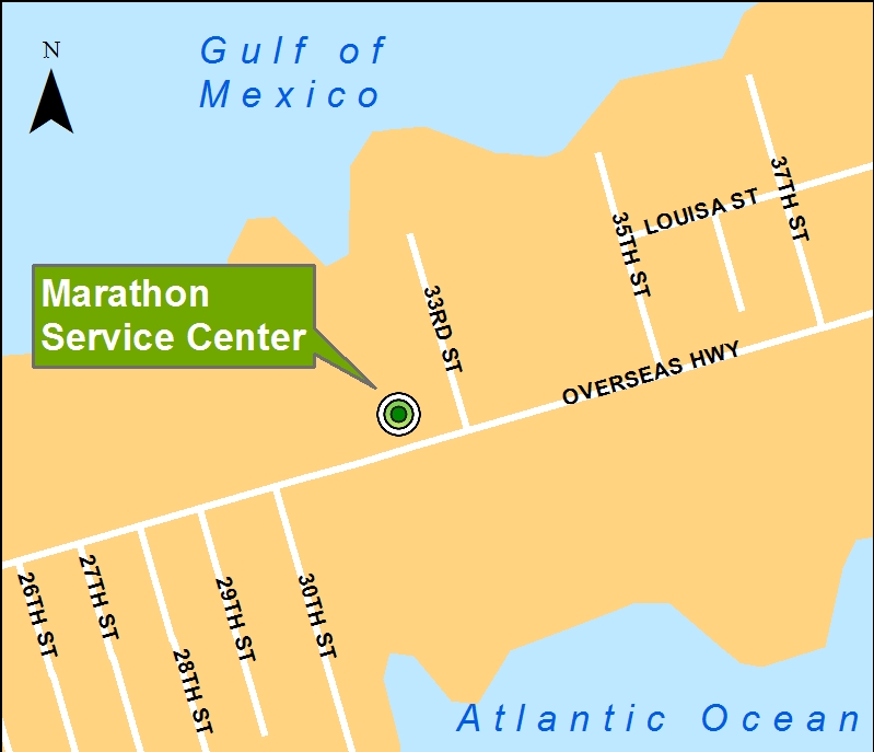 Marathon office map location