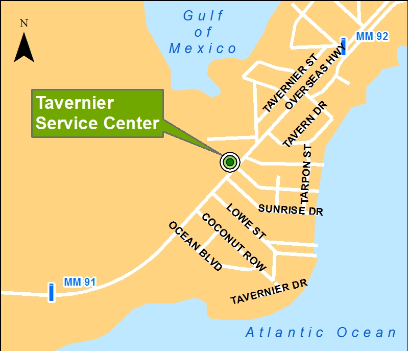 Tavernier office map location