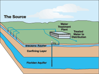 diagram of FKAA's aquifer
