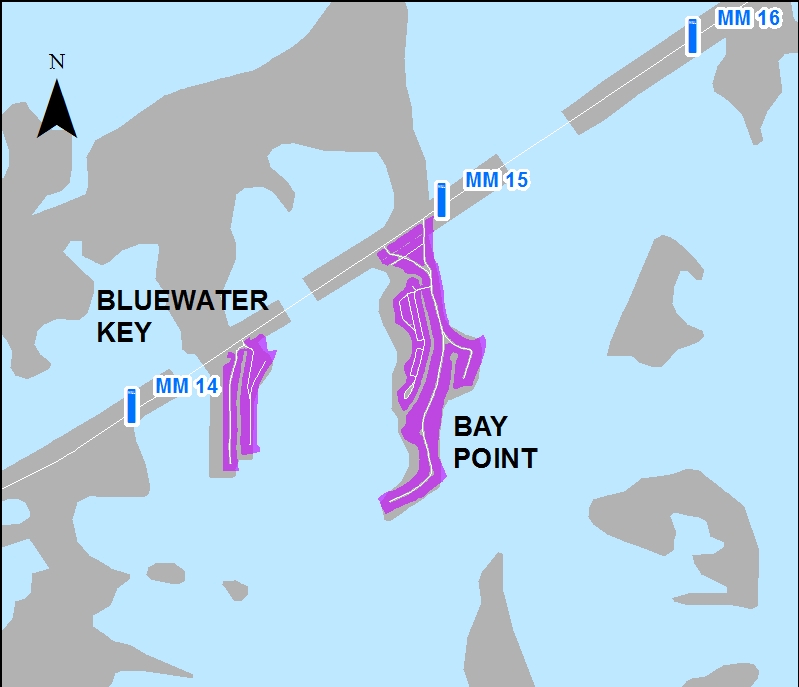 map with Bay Point wastewater district shaded